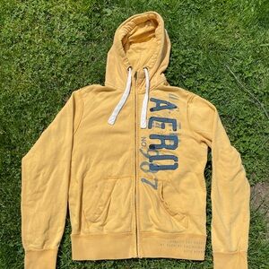 Yellow Aero Hoodie size small can fit medium